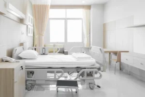 Hospital room that is clean and pest free.
